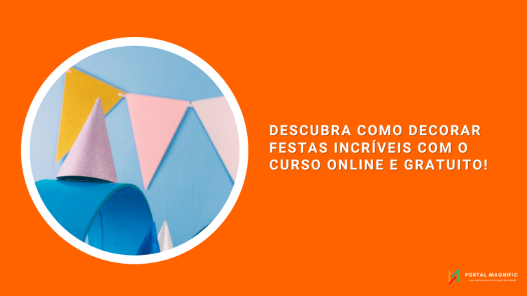 Descubra como decorar festas incríveis com o curso online e gratuito!